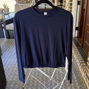 lululemon Jersey Training Elastic-Hem Long-Sleeve Shirt